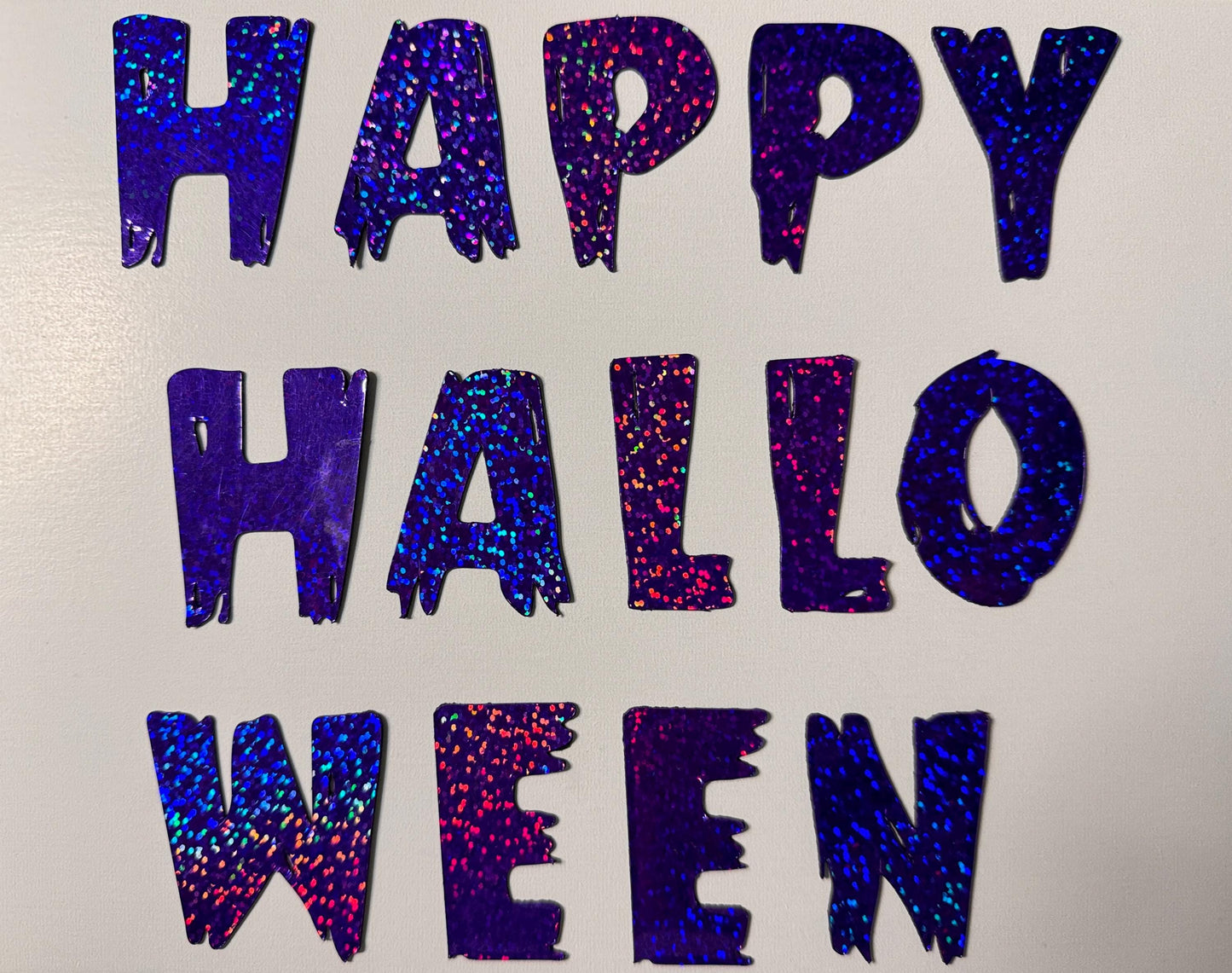 Happy Halloween Cruise Door Magnets: Spiders, Bats, Letters