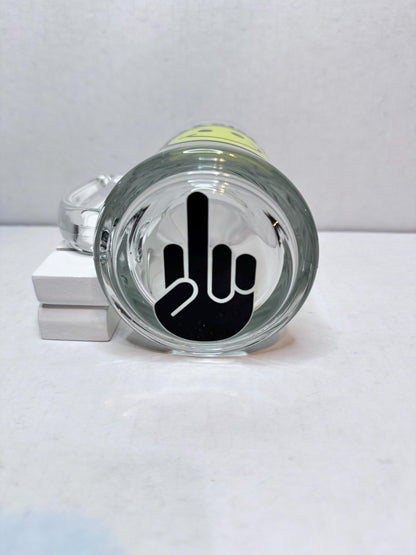 Middle Finger Beer Mug:  Have a Nice Day Humorous Gag Gift