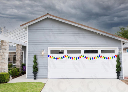 Jumbo Christmas Bulb Magnets – Festive Garage Door Decorations