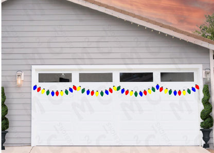 Jumbo Christmas Bulb Magnets – Festive Garage Door Decorations