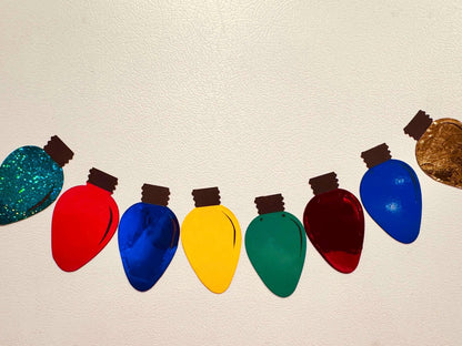 Jumbo Christmas Bulb Magnets – Festive Garage Door Decorations