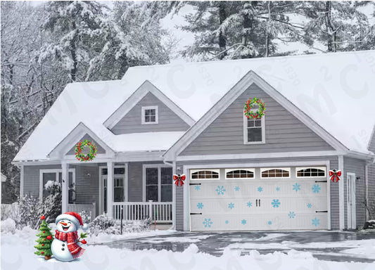 Snowflake Magical Outdoor Magnets for Winter Garage Door Decorations