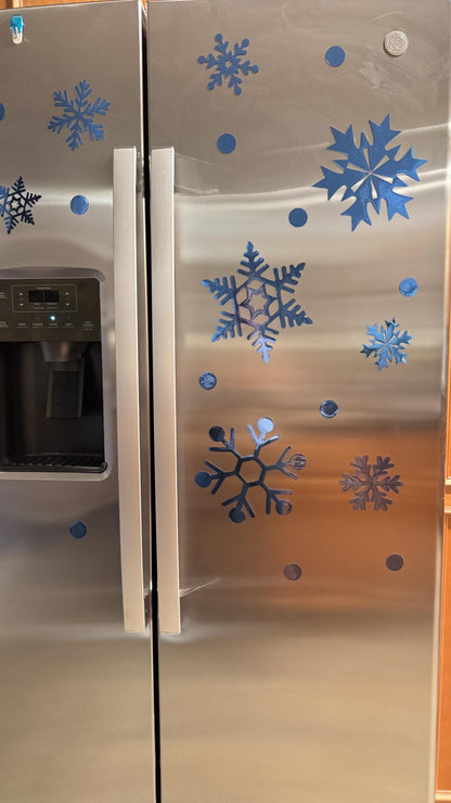 Snowflake Magical Outdoor Magnets for Winter Garage Door Decorations