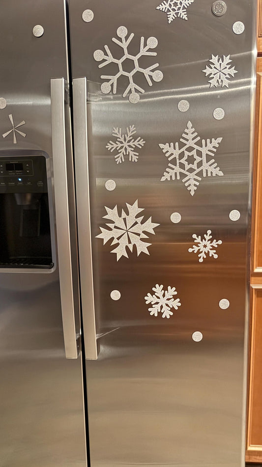 Snowflake Magical Outdoor Magnets for Winter Garage Door Decorations