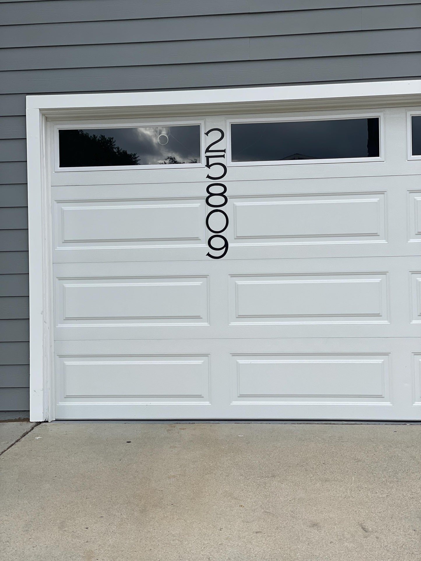 Custom Lightweight Vinyl Magnetic House Numbers: Garage, Door, Mailbox