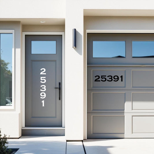 Heavy-Duty Reflective Magnetic Garage Address Numbers