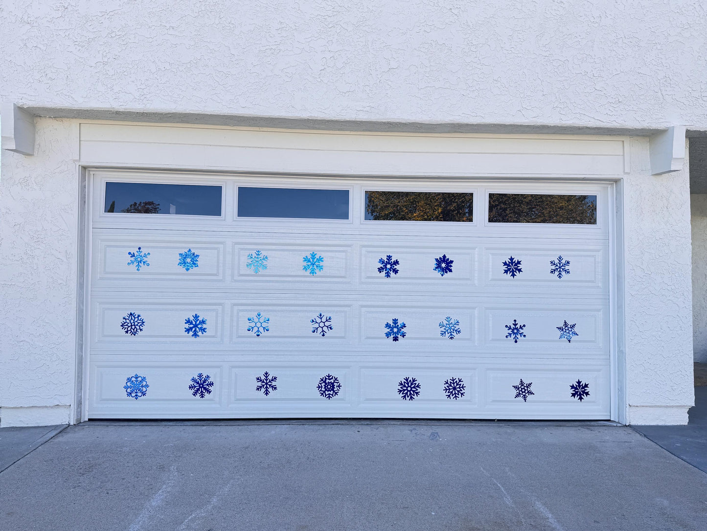 Snowflake Magical Outdoor Magnets for Winter Garage Door Decorations