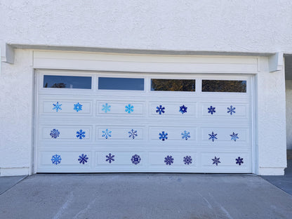 Snowflake Magical Outdoor Magnets for Winter Garage Door Decorations