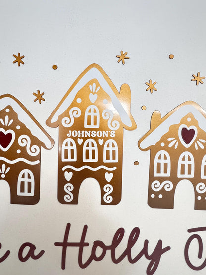 Gingerbread House Cruise Door Magnets | Holiday Christmas Decor