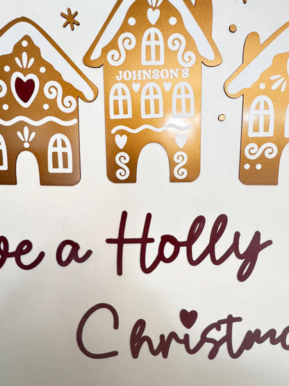 Gingerbread House Cruise Door Magnets | Holiday Christmas Decor