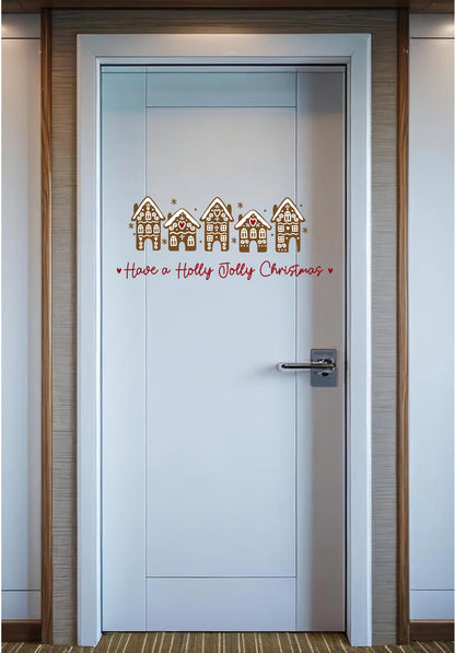 Gingerbread House Cruise Door Magnets | Holiday Christmas Decor