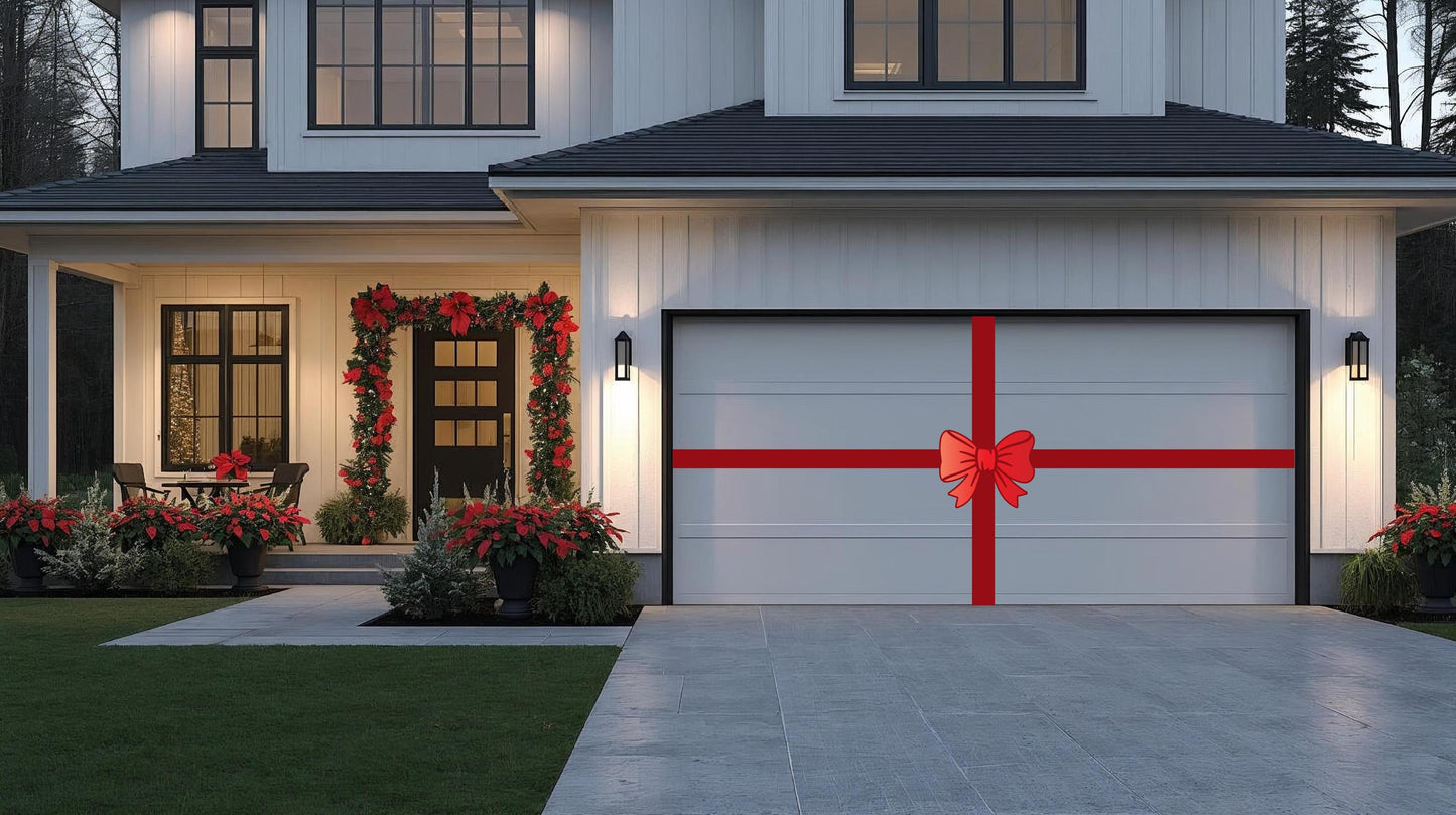 Oversized Magnetic Garage Door Bow, Holiday Car, Locker Decor
