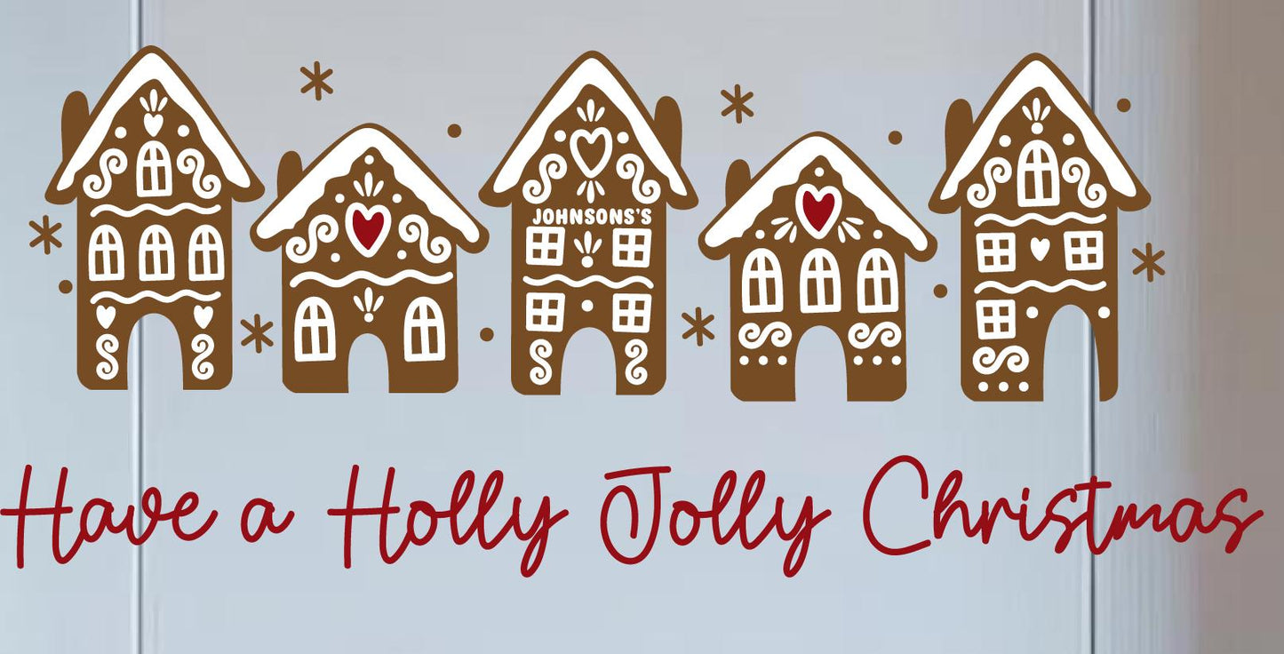 Gingerbread House Cruise Door Magnets | Holiday Christmas Decor