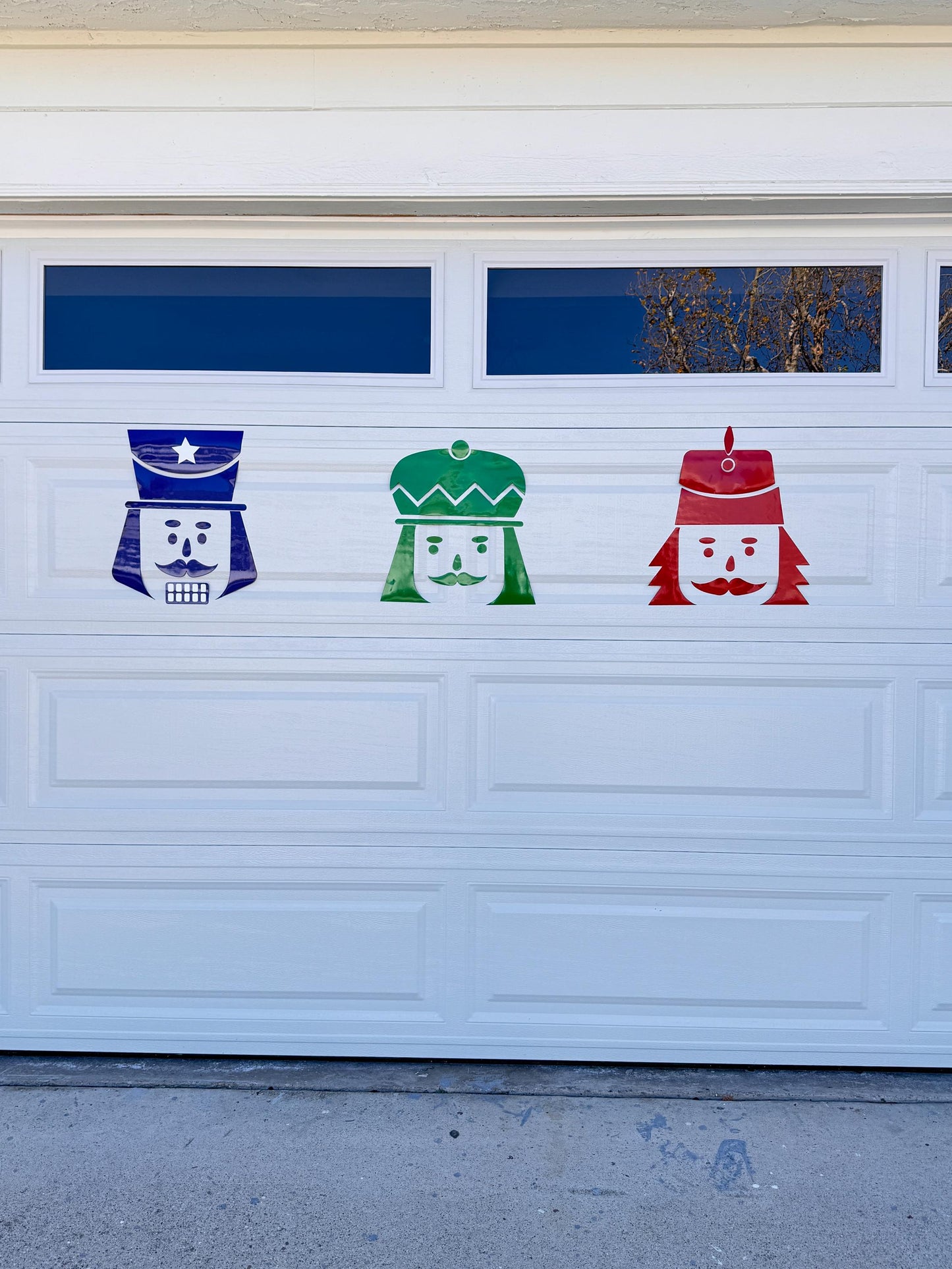 Nutcracker Christmas Garage Door Magnets — Festive Holiday Decor Sets