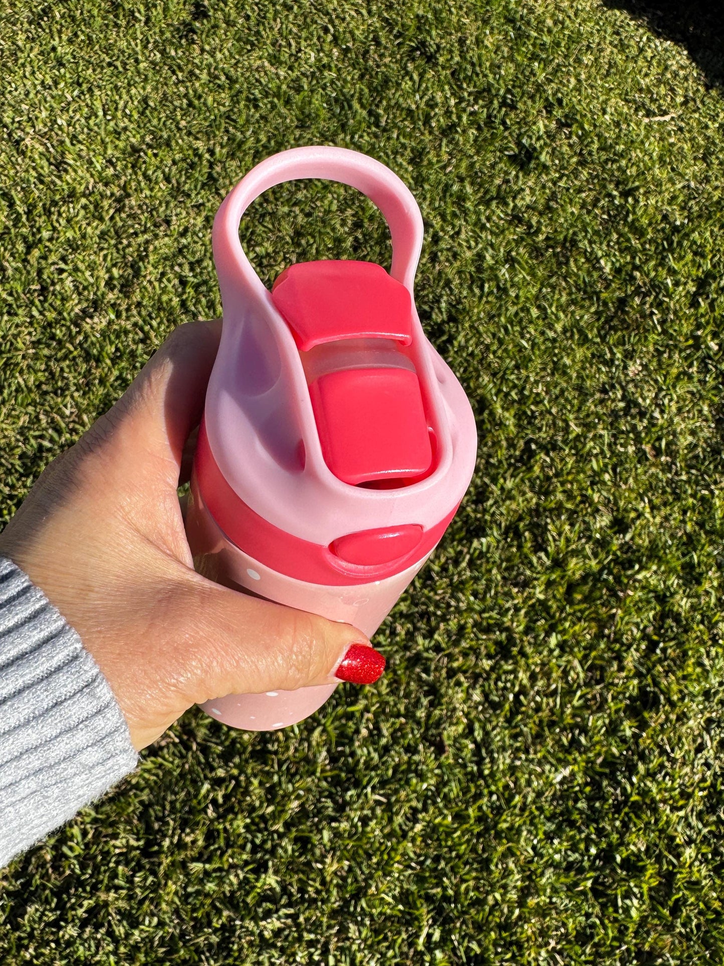 Personalized Kids Tumbler: 12 ounce Stainless Steel Sippy Cup with Fun Patterns