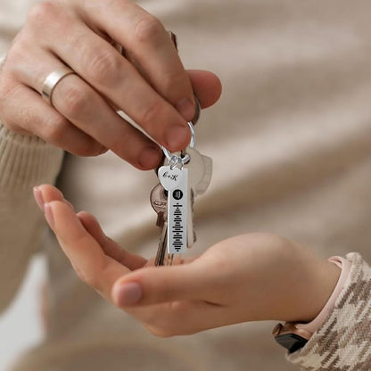 Custom Spotify Code Keychain | Personalized Engraved Music Keyring