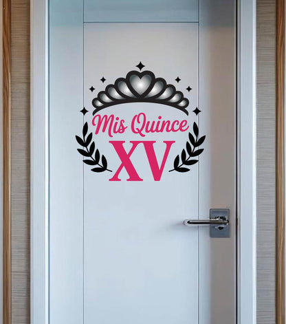 Mis Quinceañera Cruise Ship Door Magnet | Sweet 15 Birthday Cabin Decor