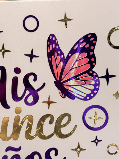 Mis Quinceañera Cruise Ship Door Magnet | Sweet 15 Birthday Cabin Decor