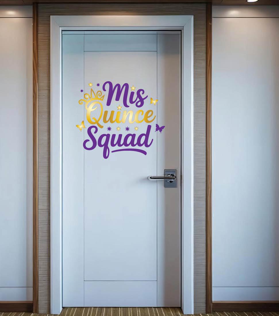 Mis Quinceañera Cruise Ship Door Magnet | Sweet 15 Birthday Cabin Decor