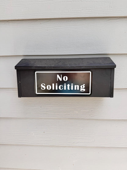 No Soliciting Magnet for Front Door