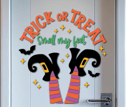 Halloween Witch Legs Cruise Cabin Magnet