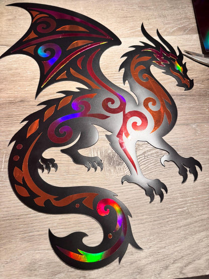 Dragon Garage Door Magnets | Beware Halloween Decoration | Throne of Dragons