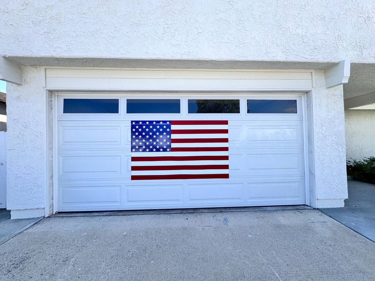 Large Magnetic American Flag 70x42 Inch | US Flag for Metal Doors, Garage & Car | Patriotic Magnet Décor