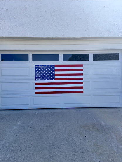 Large Magnetic American Flag 70x42 Inch | US Flag for Metal Doors, Garage & Car | Patriotic Magnet Décor