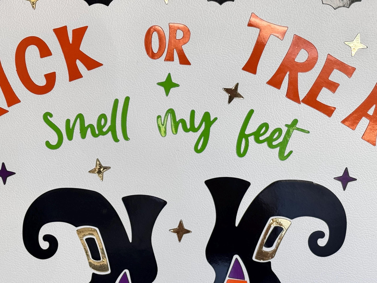 Halloween Witch Legs Cruise Cabin Magnet | Trick or Treat Smell My Feet Door Decor