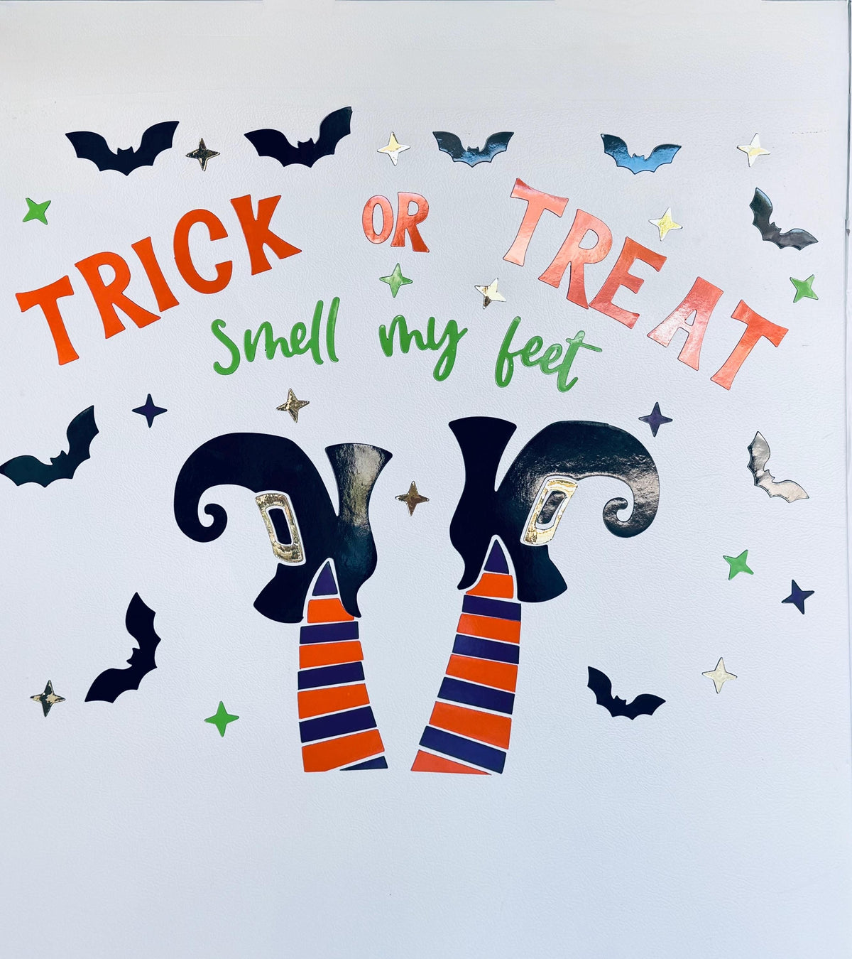 Halloween Witch Legs Cruise Cabin Magnet | Trick or Treat Smell My Feet Door Decor