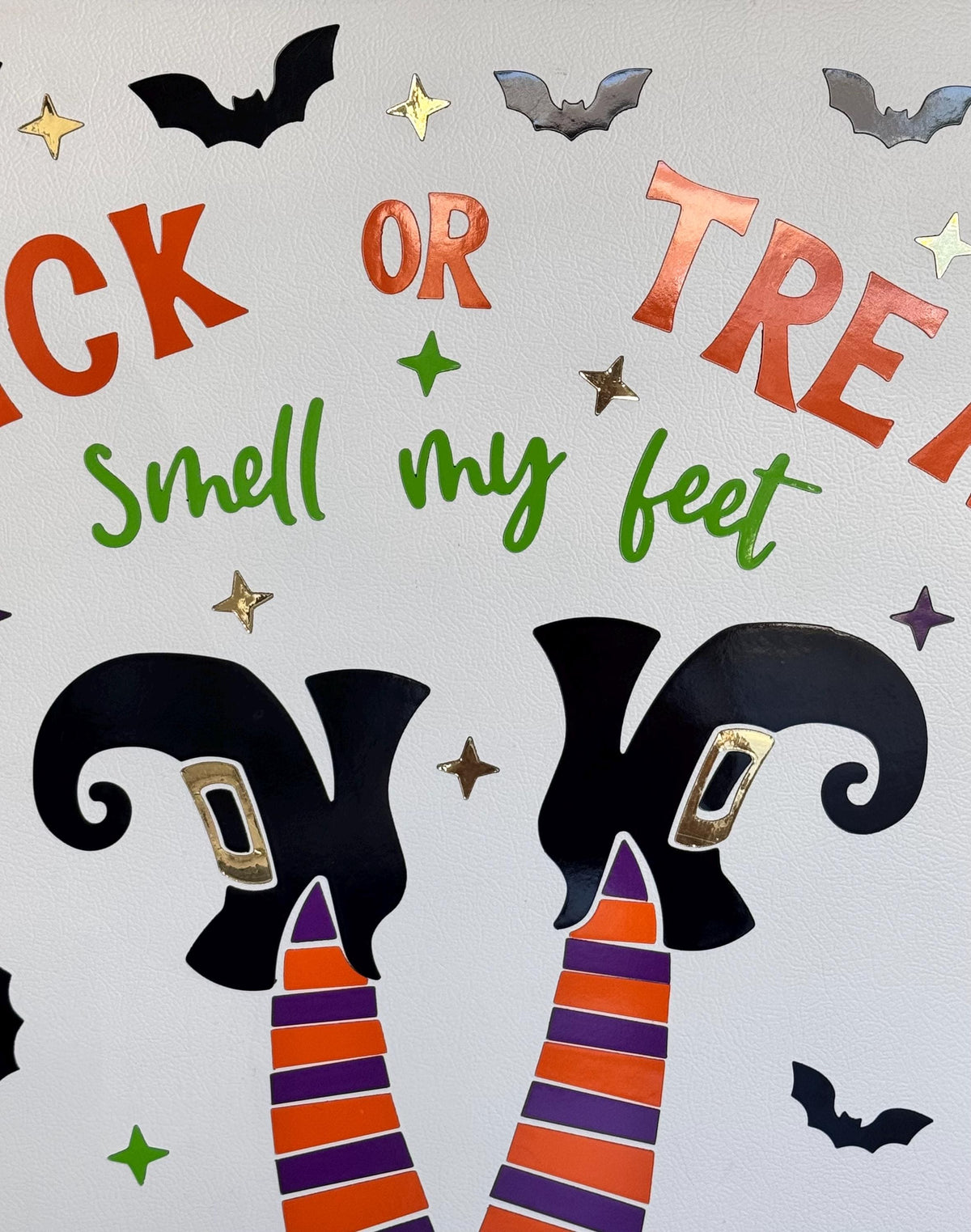 Halloween Witch Legs Cruise Cabin Magnet | Trick or Treat Smell My Feet Door Decor
