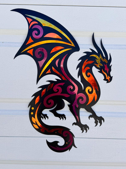 Dragon Garage Door Magnets | Beware Halloween Decoration | Throne of Dragons
