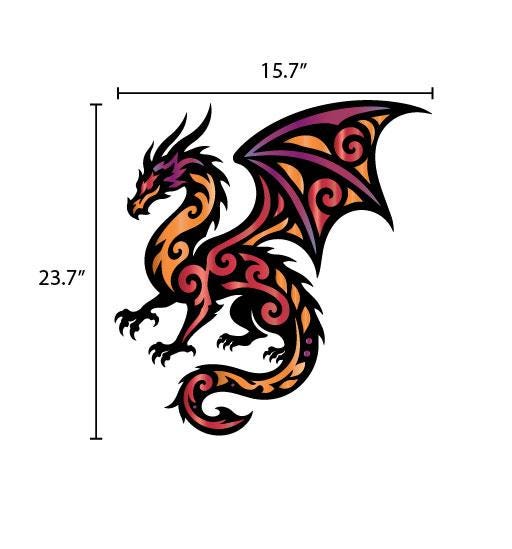 Dragon Garage Door Magnets | Beware Halloween Decoration | Throne of Dragons