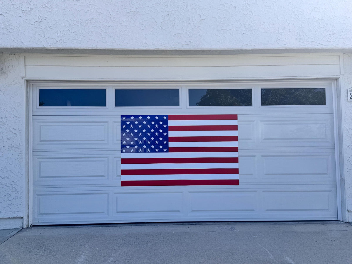 Large Magnetic American Flag 70x42 Inch | US Flag for Metal Doors, Garage & Car | Patriotic Magnet Décor