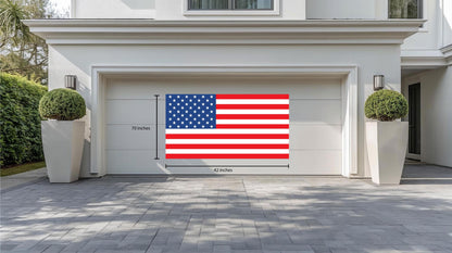Large Magnetic American Flag 70x42 Inch | US Flag for Metal Doors, Garage & Car | Patriotic Magnet Décor