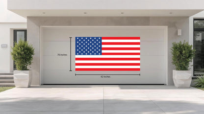 Large Magnetic American Flag 70x42 Inch | US Flag for Metal Doors, Garage & Car | Patriotic Magnet Décor