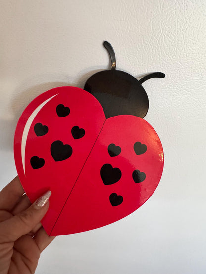 Ladybug Cruise Ship Cabin Door Decor | Personalized Birthday Door Magnets | Happy Birthday Name Decorations | Cruise Door Magnet