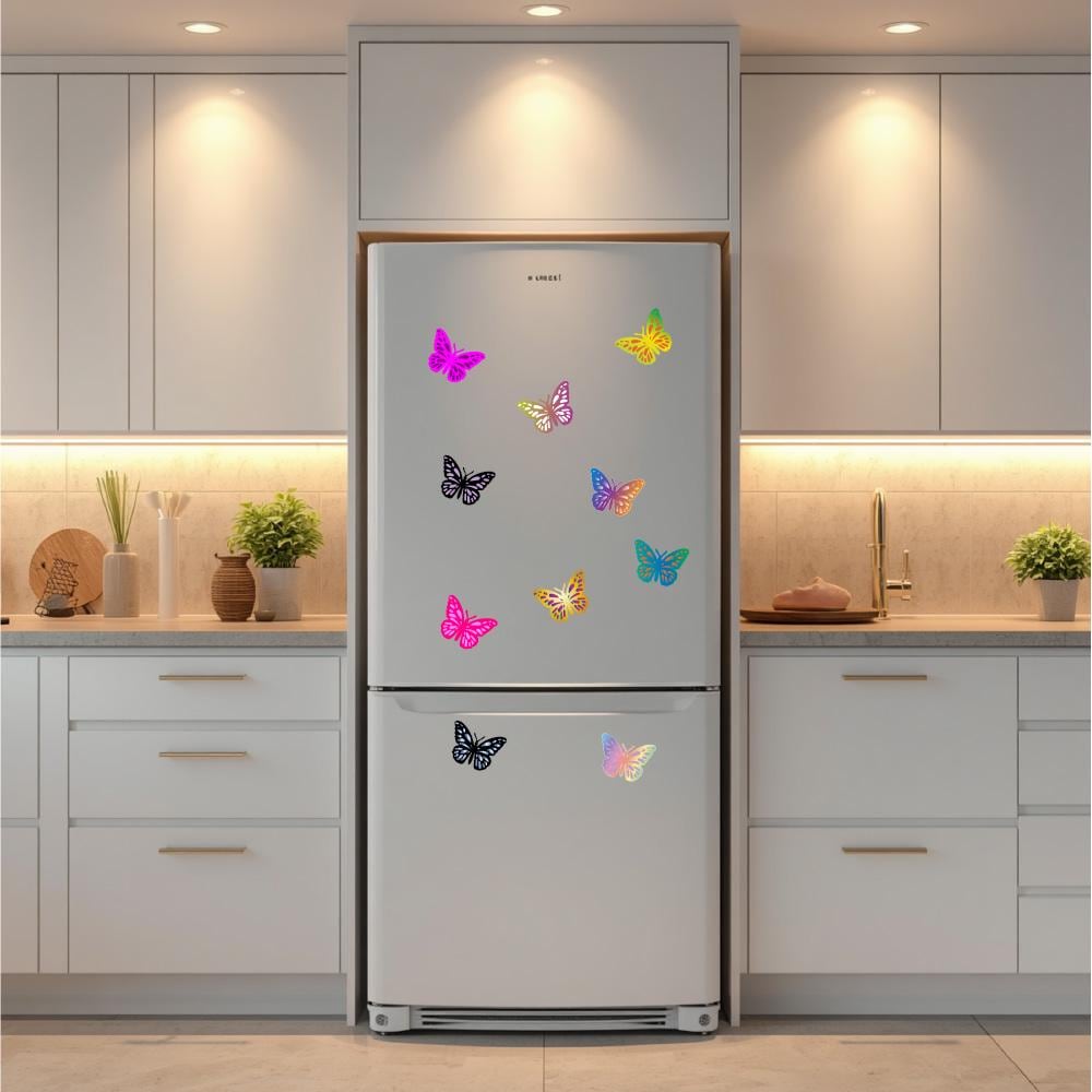 Mailbox Butterfly Magnets – Set of 5 Colorful Butterflies – 2.75 Inches Wide