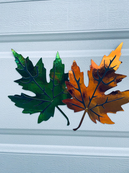 Fall Leaves Magnets – Set of 5 – 4 Inches Tall