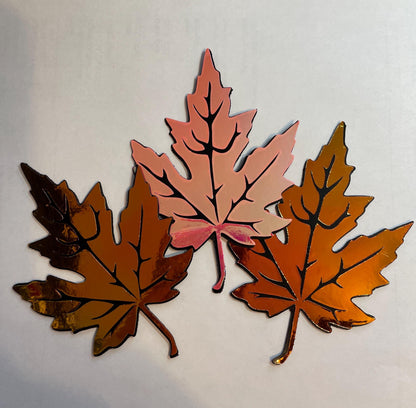 Fall Leaves Magnets – Set of 5 – 4 Inches Tall