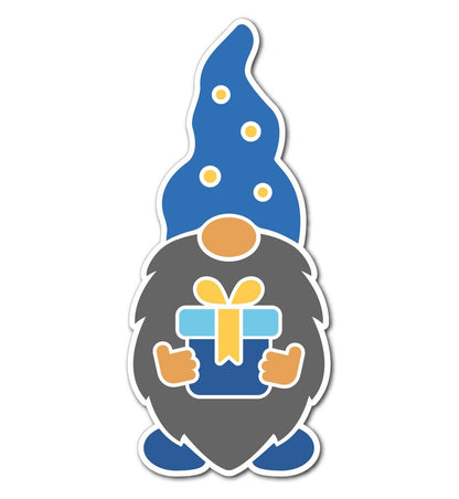 Happy Hanukkah 3-Piece Gnome Magnet Set, Jewish Holiday Decor