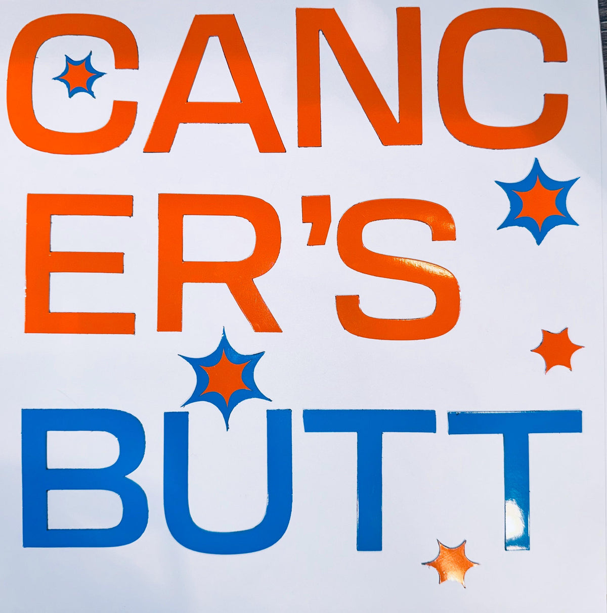 Kicked Cancer's Butt Cruise Door Magnets, Personalized Superhero Name Set