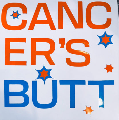 Kicked Cancer's Butt Cruise Door Magnets, Personalized Superhero Name Set