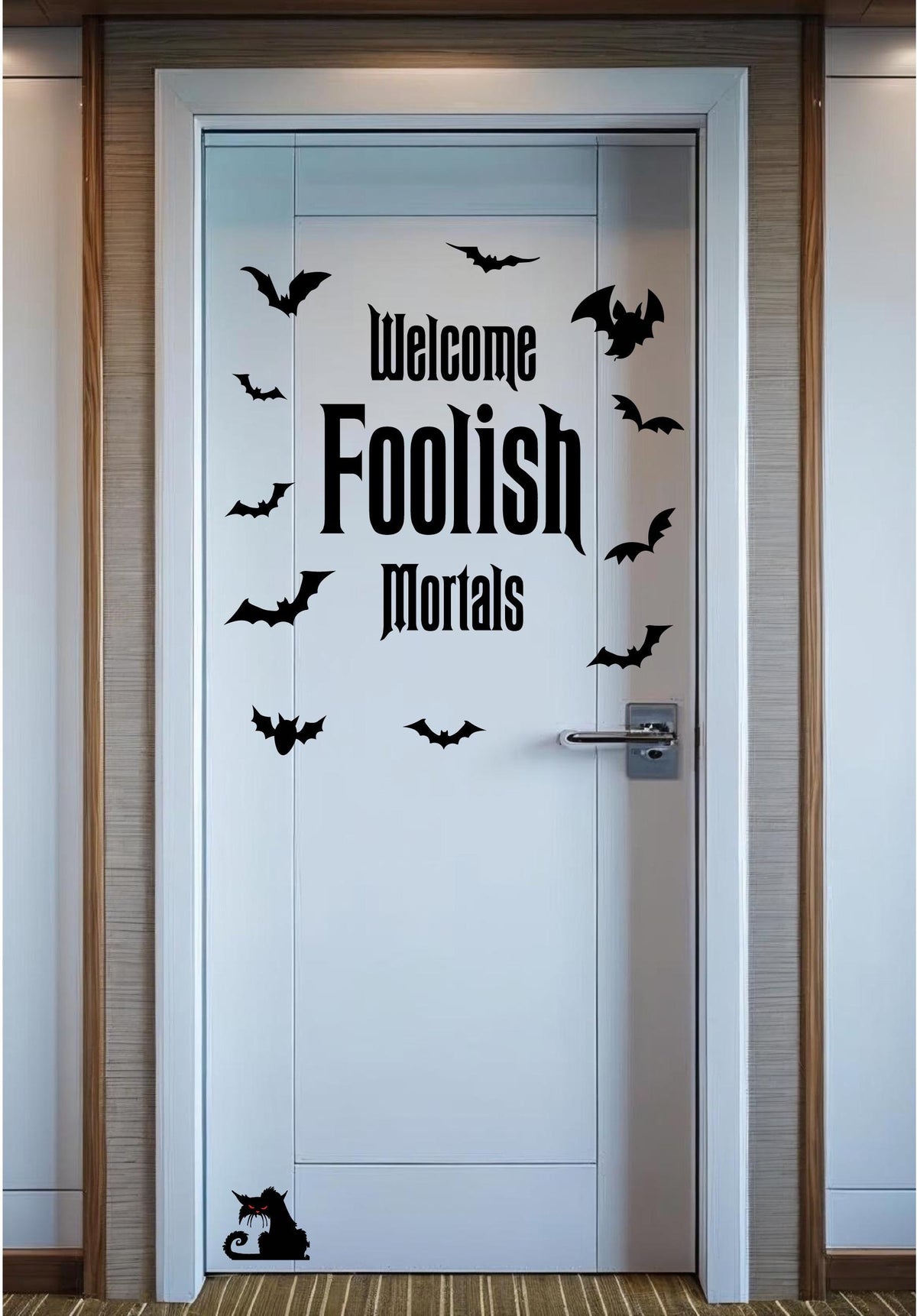 Welcome Foolish Mortals Cruise Door Magnet