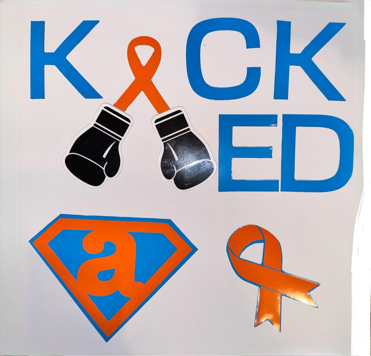 Kicked Cancer's Butt Cruise Door Magnets, Personalized Superhero Name Set
