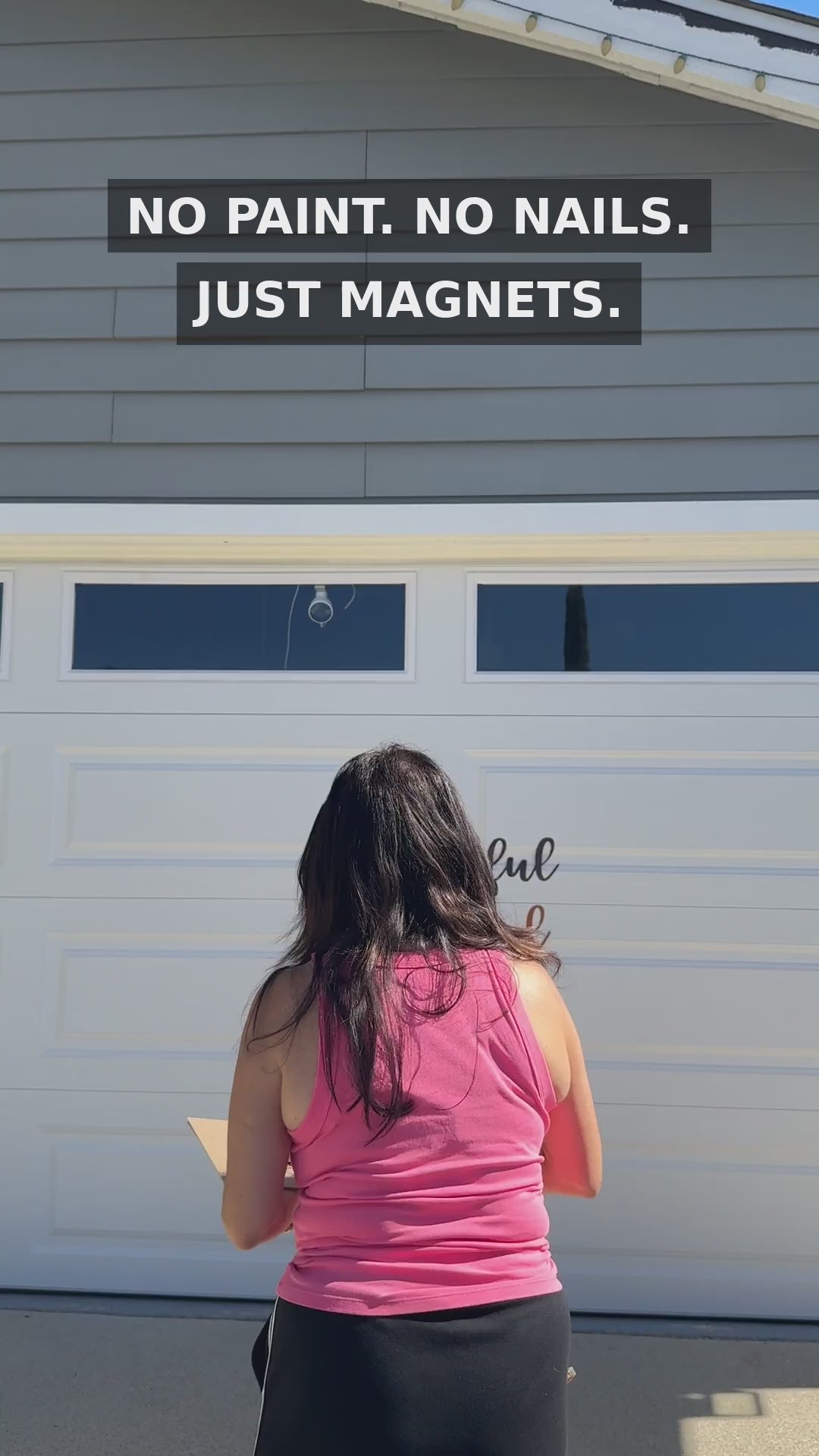 Thankful & Blessed Garage Door Magnet Wreath, product video