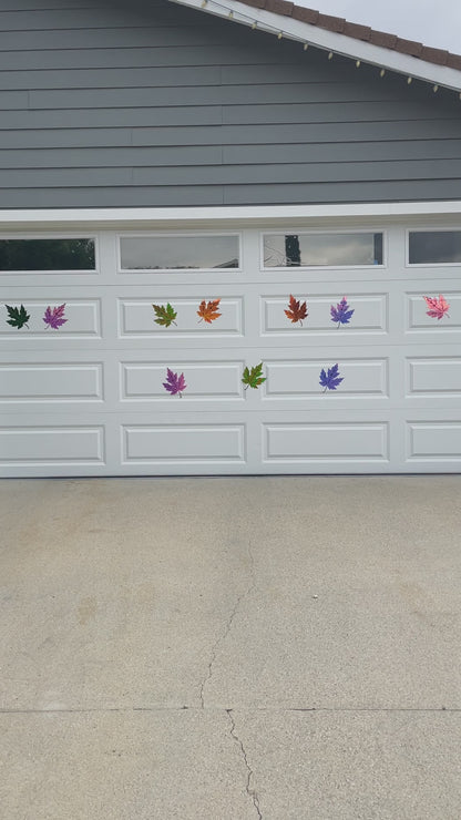 Fall Season Magnetic Leaves for garage door
